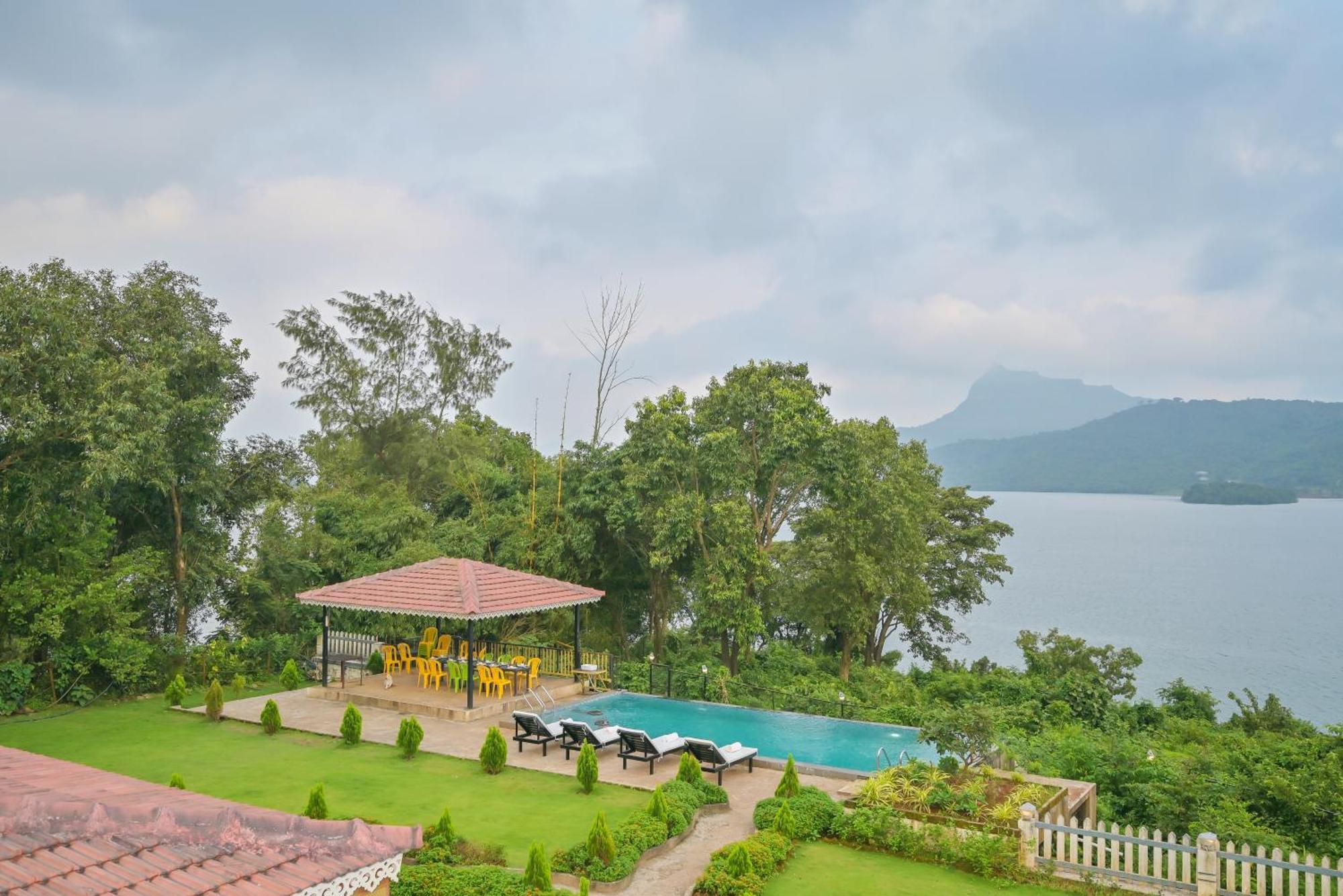 Lifeline Villas - Beauty By The Bay - Pawna Lake View Infinity Pool Villa With Huge Lawn For Big Events Lonavala Exterior photo